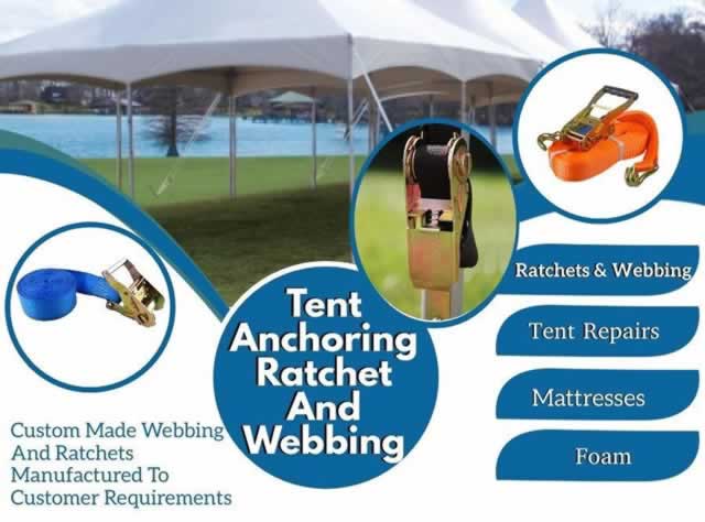 Tent Canvas and Webbing